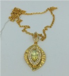 Brass alloy necklace